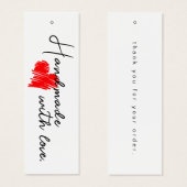 愛のラベルカーつるド手作り (正面&裏面)