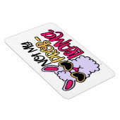 愛のラマ愛ではなく私のプロブラママグネット マグネット (右側)