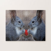 愛のリス ジグソーパズル (横)