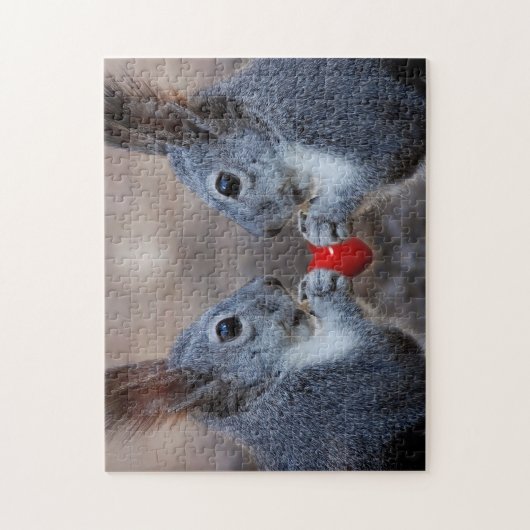 愛のリス ジグソーパズル (縦)