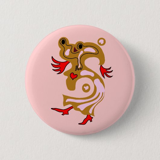 愛のリズム 缶バッジ (正面)