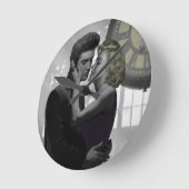 愛のリターン ラウンド壁時計 (傾斜)