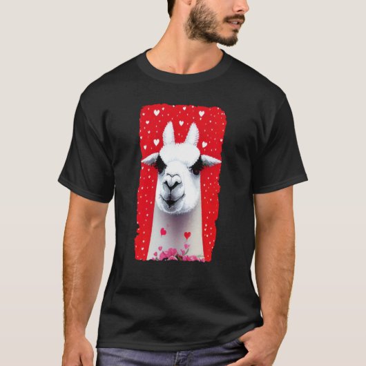 愛のリャマ01 Tシャツ (正面)