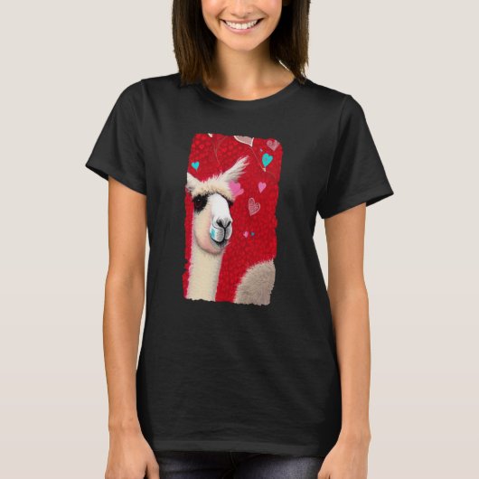 愛のリャマ02 Tシャツ (正面)