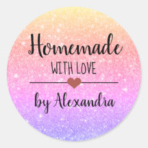 愛のレインボーの手作りグリッタースクリプト