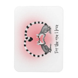 愛のレムールかわいいバレンタインの磁石 マグネット