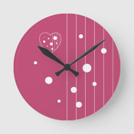愛のレース ラウンド壁時計