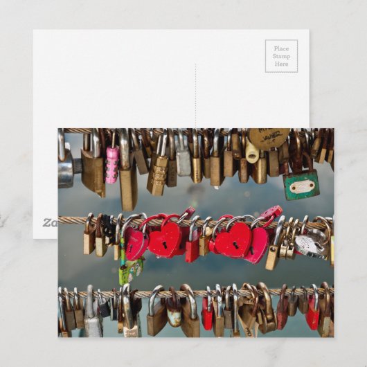 愛のロック ポストカード (正面/裏面)