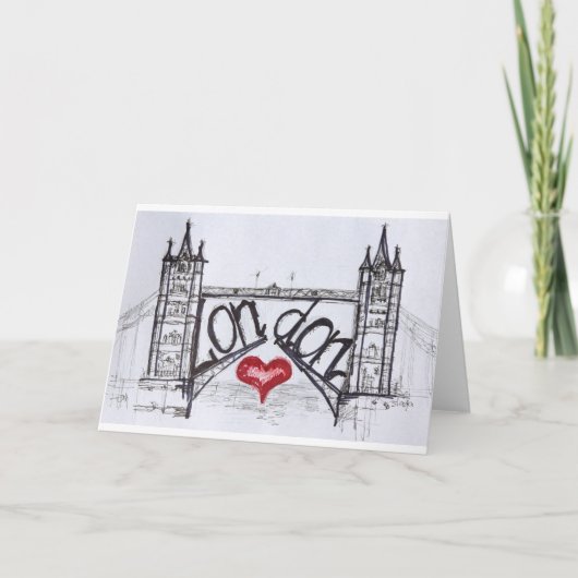 愛のロンドン カード (正面)