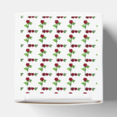 愛のローズ　フェイバーボックス - 手描きアート フェイバーボックス (上部)