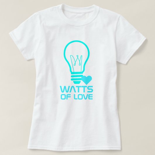 愛のワット Tシャツ (デザイン正面)