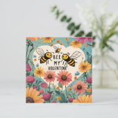 愛のヴィンテージ ハニーハート バレンタインデー シーズンカード (スタンド正面)