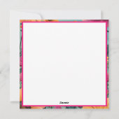 愛のヴィンテージ ハニーハート バレンタインデー シーズンカード (裏面)