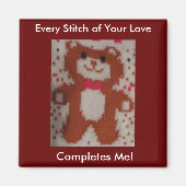 愛の一縫い マグネット (正面)