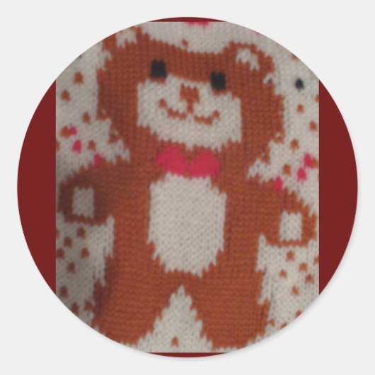 愛の一縫い ラウンドシール (正面)