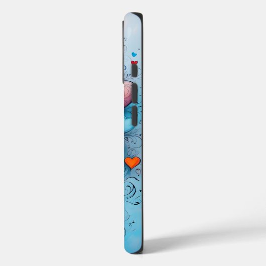 愛の万華鏡のように千変万化するパターン:聞鮮やかく Case-Mate iPhoneケース (裏面 / 左)