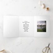 愛の三つ折りカードの切り子面 三つ折りカード (内部)