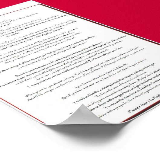 愛の上に与える ポスター (角)