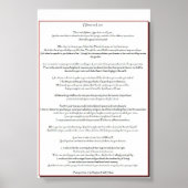 愛の上に与える ポスター (正面)