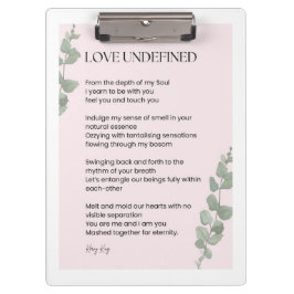 愛の不定詩 クリップボード