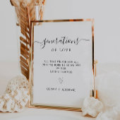 愛の世代のサイン印刷可能、ミニマリスト 台座サイン