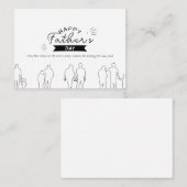 愛の世代 ファーザーズデーカード ノートカード (正面/裏面)