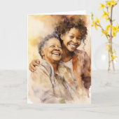 愛の世代：母の日 カード (黄色い花)