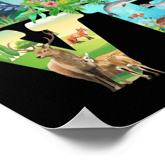 愛の世界の地球の日2022惑星環境 ポスター (角)