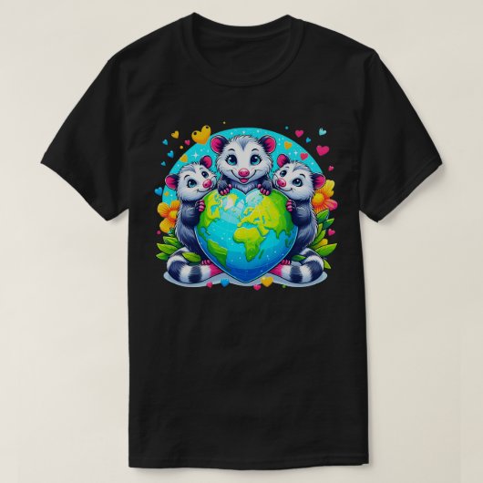 愛の世界の地球の日2024毎日 Tシャツ (デザイン正面)
