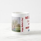 愛の世界の最高の里親の母の日 コーヒーマグカップ (中央)