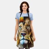 愛の両側トリプチ エプロン (着用した状態)