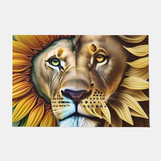 愛の両側トリプチ ドアマット (正面)