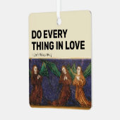 愛の中で何でもする メタルオーナメント (正面左)