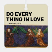 愛の中で何でもする メタルオーナメント (正面)