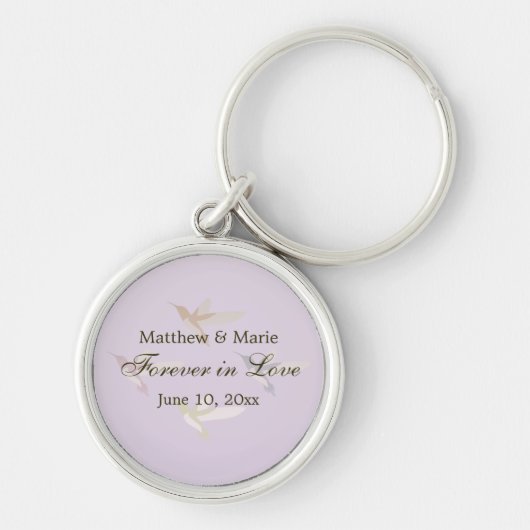 愛の中で愛結婚らしいハミングバード キーホルダー (正面)