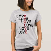 愛の中で進化 Tシャツ (正面)