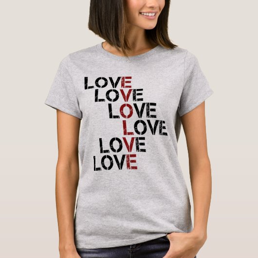 愛の中で進化 Tシャツ (正面)