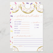 愛の予報と願いを振りかけるドーナツ (正面/裏面)