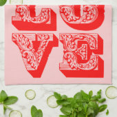 愛の二乗 キッチンタオル (折り畳み)