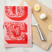 愛の二乗 キッチンタオル (四つ折り)