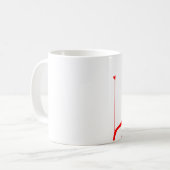 愛の人形 コーヒーマグカップ (正面左)