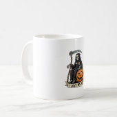 愛の仕事死神ハロウィンパンプキン鎌_1 コーヒーマグカップ (正面左)