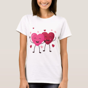 💞💕愛の仲間:バレンタインデー特別💕💞 Tシャツ
