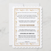 愛の伝え方を教えて？ タイポグラフィ ポエトリー ウェディング 招待状 (正面)