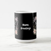 愛の信仰クリスチャンデザイン コーヒーマグカップ (中央)