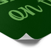 愛の側のガーデニング ポスター (角)