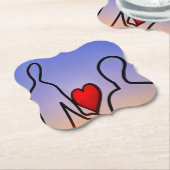愛の像 ペーパーコースター (アングル)