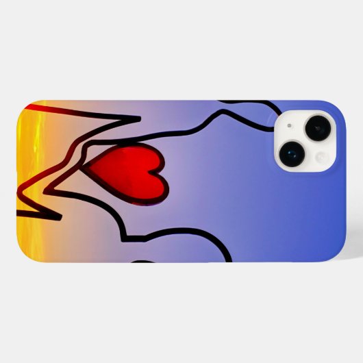 愛の像 Case-Mate iPhoneケース (裏面 (横))