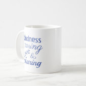 愛の優気にしさ感動的 コーヒーマグカップ (正面左)