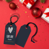 愛の元で – クリスマスギフトパーソナライズされたラベル ギフトタグ